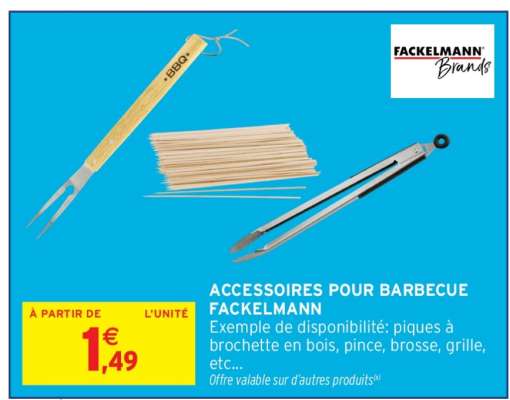 ACCESSOIRES POUR BARBECUE FACKELMANN