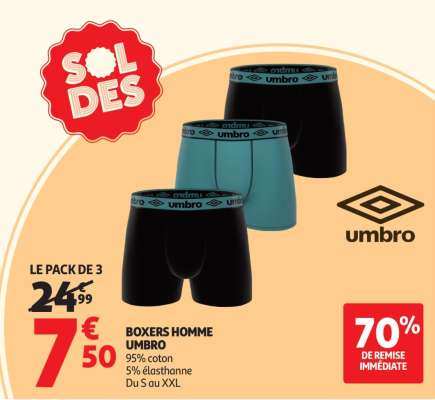 Boxers Homme Umbro