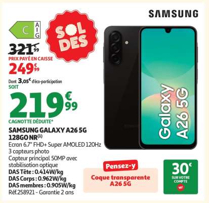 Samsung Galaxy A26 5G 128Go NR
