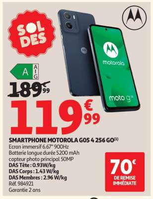 SMARTPHONE MOTOROLA G05 4 256 GO