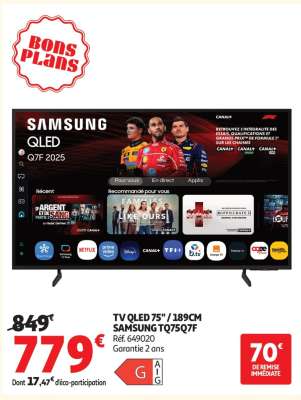 TV QLED 75" / 189CM SAMSUNG TQ75Q7F