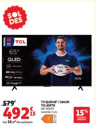 TV QLED 65" / 164CM TCL 65P7K