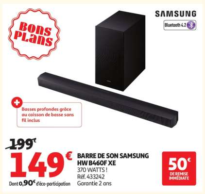 BARRE DE SON SAMSUNG HW B460F XE