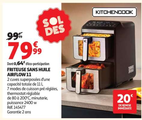 FRITEUSE SANS HUILE AIRFLOW 11