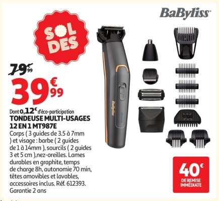 TONDEUSE MULTI-USAGES 12 EN 1 MT987E