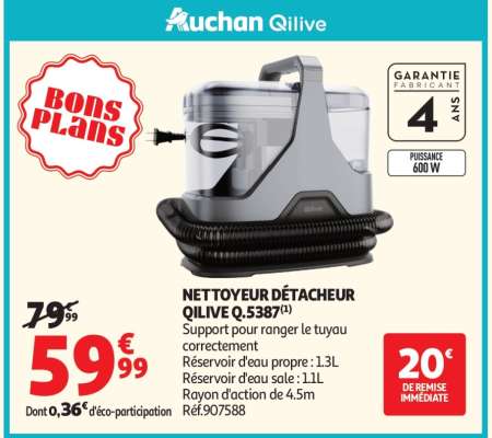 NETTOYEUR DÉTACHEUR QILIVE Q.5387