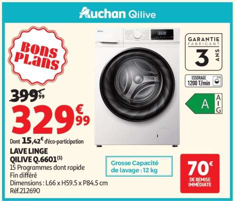 Lave-Linge Qilive Q.6601