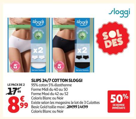 SLIPS 24/7 COTTON SLOGGI