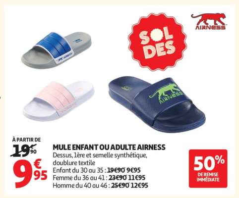 MULE ENFANT OU ADULTE AIRNESS