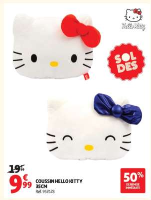 COUSSIN HELLO KITTY 35CM