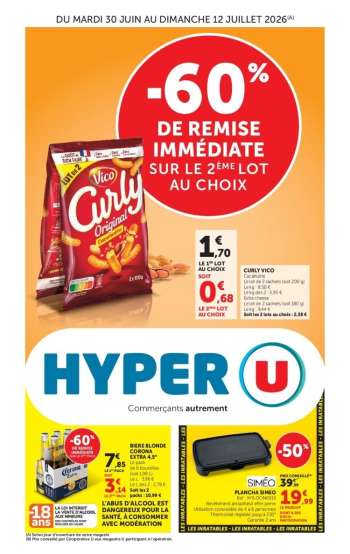 Catalogue HYPER U - 30/06/2026 - 12/07/2026.
