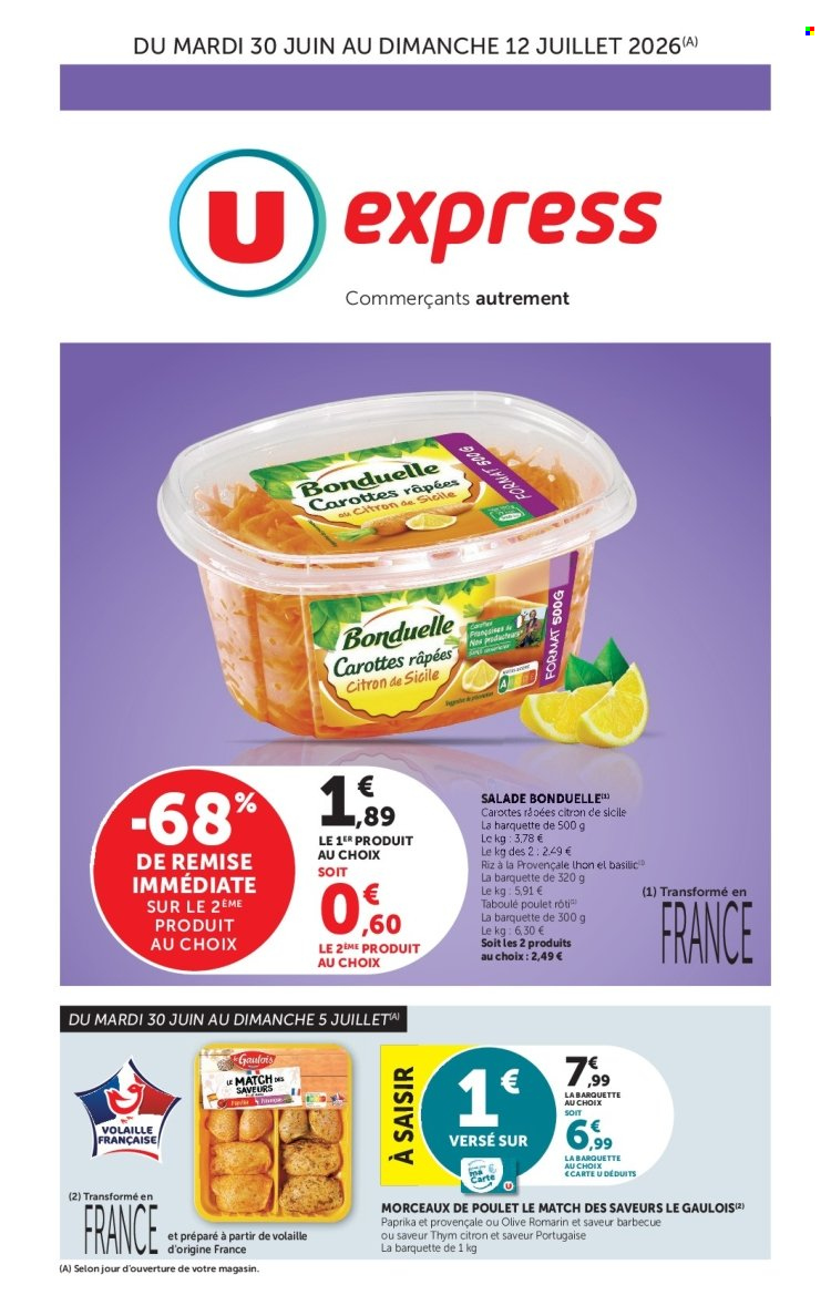 Catalogue U express - 30/06/2026 - 12/07/2026. Page 1