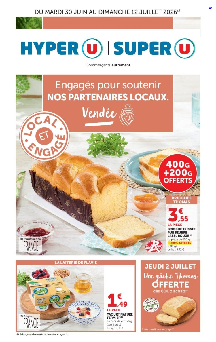 Catalogue Magasins U - 30/06/2026 - 12/07/2026. Page 1