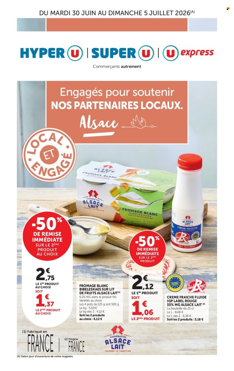 Catalogue Magasins U - 30/06/2026 - 05/07/2026. Page 1