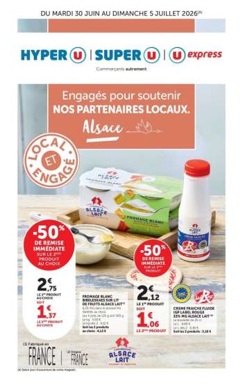 Catalogue Magasins U - 30/06/2026 - 05/07/2026.