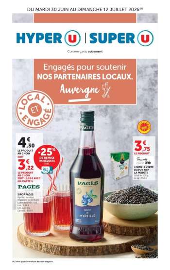 Catalogue Magasins U - 30/06/2026 - 12/07/2026.