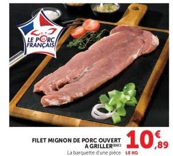 FILET MIGNON DE PORC OUVERT A GRILLER