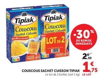 Couscous Sachet Cuisson Tipiak