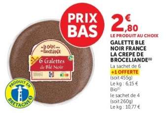 GALETTE BLE NOIR FRANCE LA CREPE DE BROCELIANDE