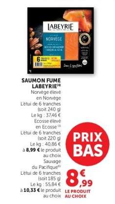 SAUMON FUMÉ LABEYRIE