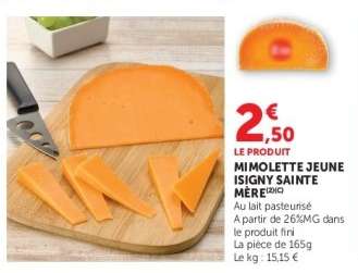 Mimolette Jeune Isigny Sainte Mère