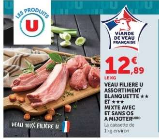 Veau Filière U Assortiment Blanquette