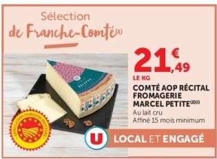 Comté AOP Récital Fromagerie Marcel Petite