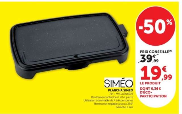 Plancha SIMÉO