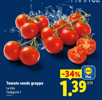 Tomate ronde grappe
