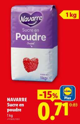 Navarre Sucre en Poudre