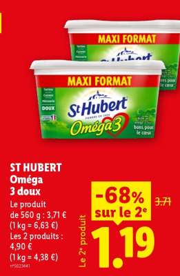 ST HUBERT OMÉGA 3 DOUX