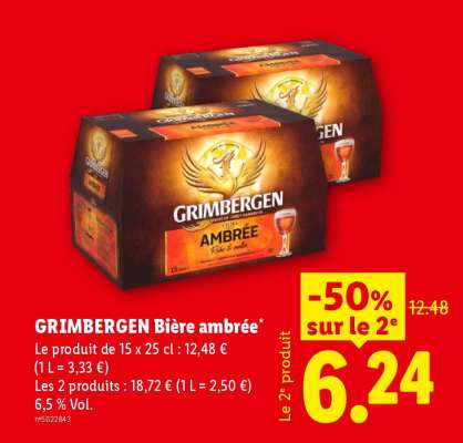GRIMBERGEN Bière Ambrée