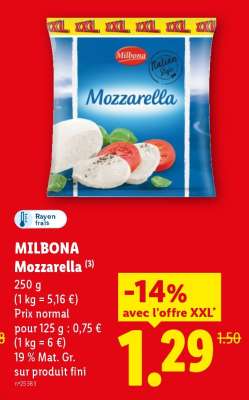 MILBONA Mozzarella