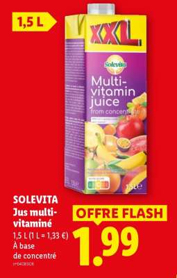 SOLEVITA Jus multi-vitaminé