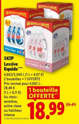 SKIP Lessive liquide