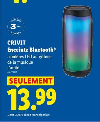 CRIVIT Enceinte Bluetooth