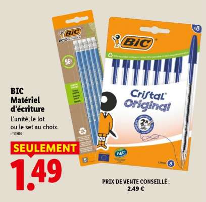 BIC Matériel d'écriture