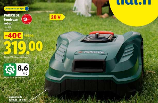 PARKSIDE Tondeuse robot