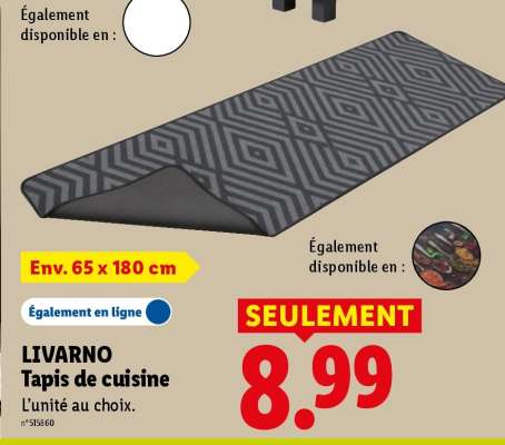 LIVARNO Tapis de cuisine