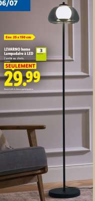 LIVARNO home Lampadaire à LED