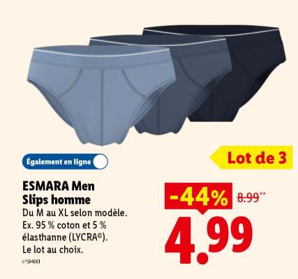 ESMARA MEN Slips homme