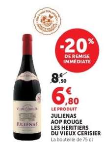 JULIENAS AOP ROUGE LES HERITIERS DU VIEUX CERISIER