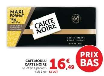 Café Moulu Carte Noire