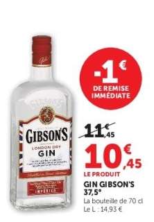 GIN GIBSON'S 37,5°
