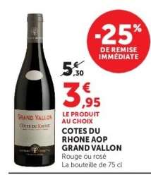 Cotes du Rhone AOP Grand Vallon