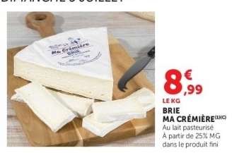 BRIE MA CRÉMIÈRE