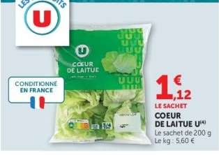 COEUR DE LAITUE U