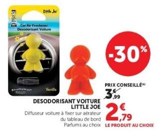 DESODORISANT VOITURE LITTLE JOE