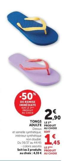 Tongs Adulte