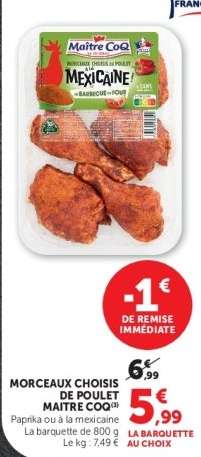 Morceaux Choisis de Poulet Maître Coq